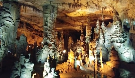 stalagmites