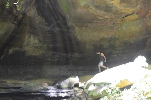 Jacob at Waterfall